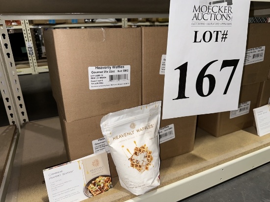 BOXES OF HEAVENLY WAFFLES GOURMET BAKING MIX (NEW) (YOUR BID X QTY = TOTAL $)