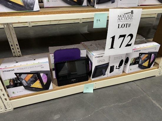 POLAROID 9" TABLET AND DVD PLAYER (NEW) (YOUR BID X QTY = TOTAL $)
