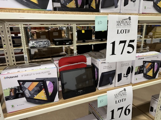 POLAROID 9" TABLET AND DVD PLAYER (NEW) (YOUR BID X QTY = TOTAL $)