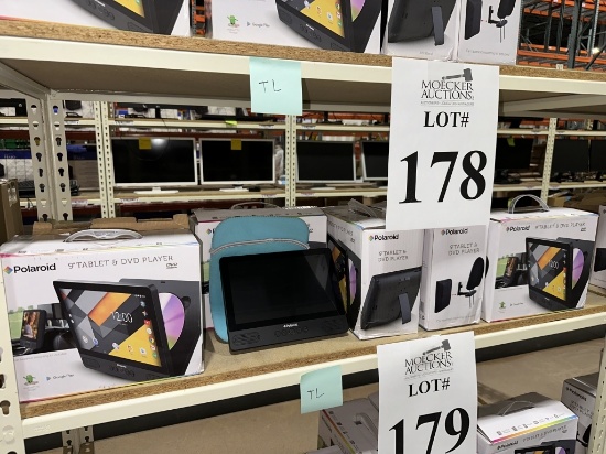 POLAROID 9" TABLET AND DVD PLAYER (NEW) (YOUR BID X QTY = TOTAL $)
