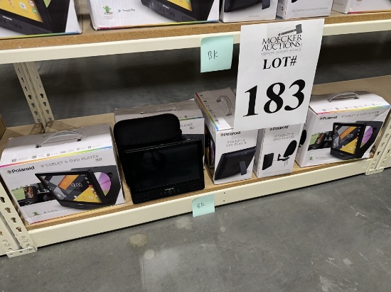 POLAROID 9" TABLET AND DVD PLAYER (NEW) (YOUR BID X QTY = TOTAL $)
