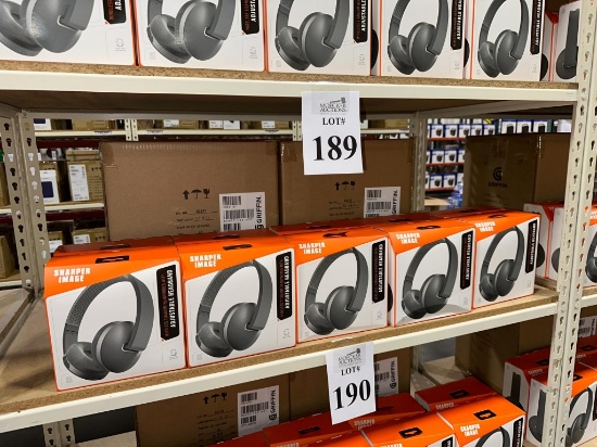 SHARPER IMAGE WIRELESS HEADPHONES (NEW) (YOUR BID X QTY = TOTAL $)