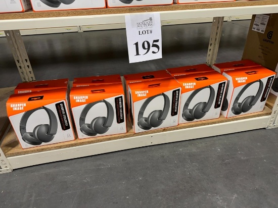 SHARPER IMAGE WIRELESS HEADPHONES (NEW) (YOUR BID X QTY = TOTAL $)