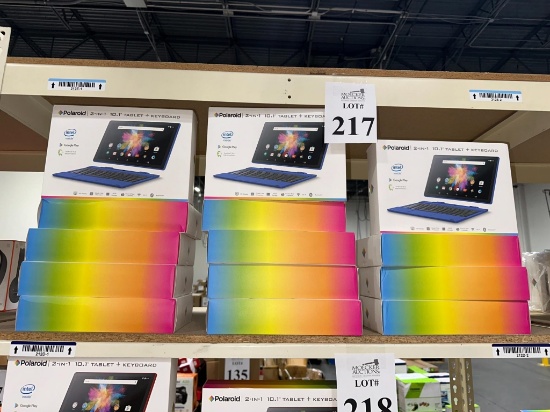 POLAROID TABLET WITH KEYBOARD (NEW) (YOUR BID X QTY = TOTAL $)