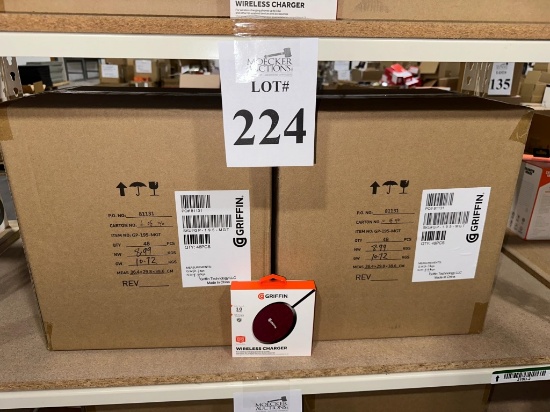 CASES OF GRIFFIN WIRELESS CHARGERS (NEW) (YOUR BID X QTY = TOTAL $)