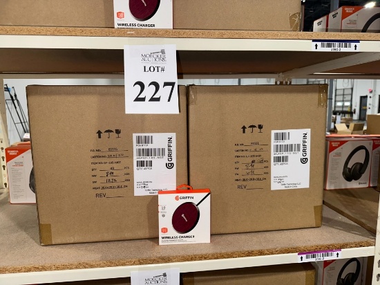 CASES OF GRIFFIN WIRELESS CHARGERS (NEW) (YOUR BID X QTY = TOTAL $)