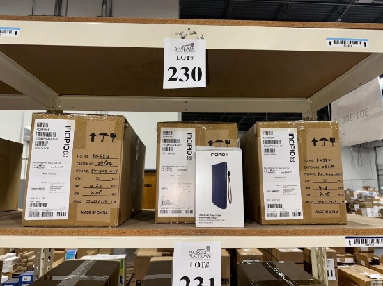 CASES OF INCIPIO POWER BANKS (NEW) (YOUR BID X QTY = TOTAL $)