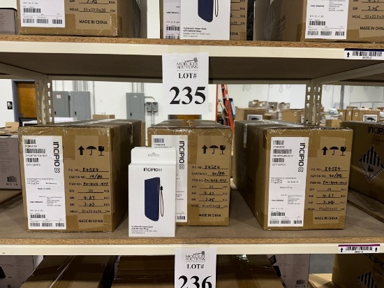 CASES OF INCIPIO POWER BANKS (NEW) (YOUR BID X QTY = TOTAL $)