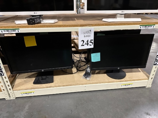 LOT CONSISTING OF HP MONITORS (USED)