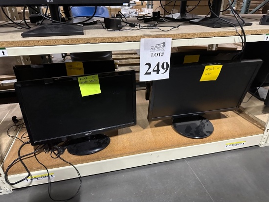 LOT CONSISTING OF ACER AND ASUS MONITORS (USED)