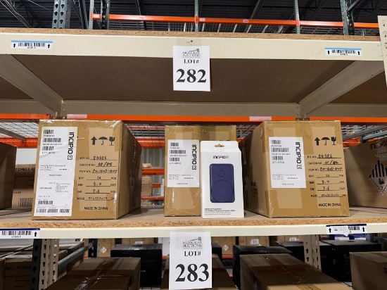 CASE OF INCIPIO POWER BANKS WITH WIRELESS CHARGING (NEW) (YOUR BID X QTY = TOTAL $)