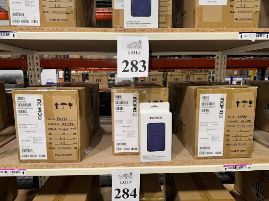 CASE OF INCIPIO POWER BANKS WITH WIRELESS CHARGING (NEW) (YOUR BID X QTY = TOTAL $)