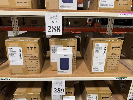 CASE OF INCIPIO POWER BANKS WITH WIRELESS CHARGING (NEW) (YOUR BID X QTY = TOTAL $)