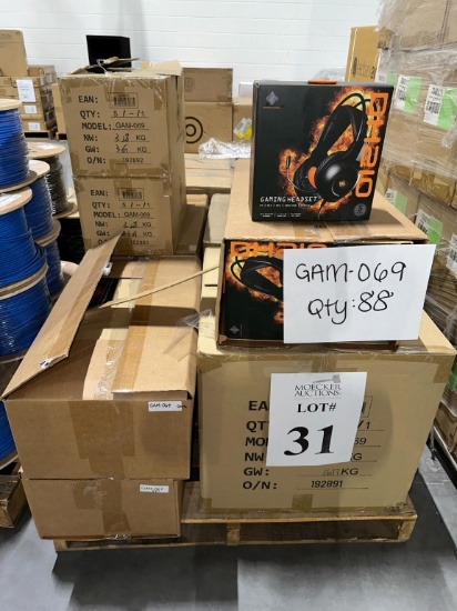 LOT CONSISTING OF GAMING HEADSETS (NEW)