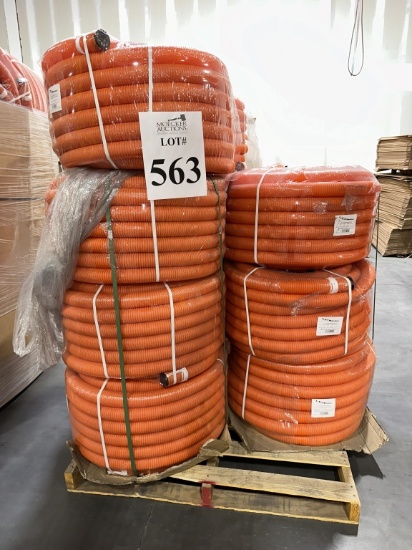 LOT CONSISTING OF 2" CONDUIT WITH PULLSTRING (NEW)