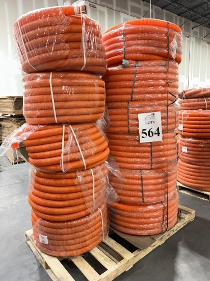 LOT CONSISTING OF 2" CONDUIT WITH PULLSTRING (NEW)