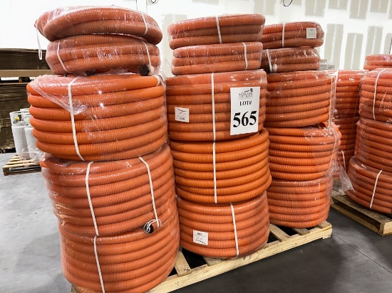 LOT CONSISTING OF 2" CONDUIT WITH PULLSTRING (NEW)