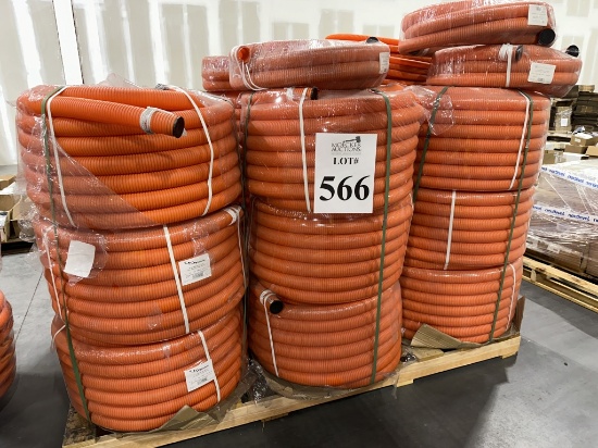 LOT CONSISTING OF 2" CONDUIT WITH PULLSTRING (NEW)