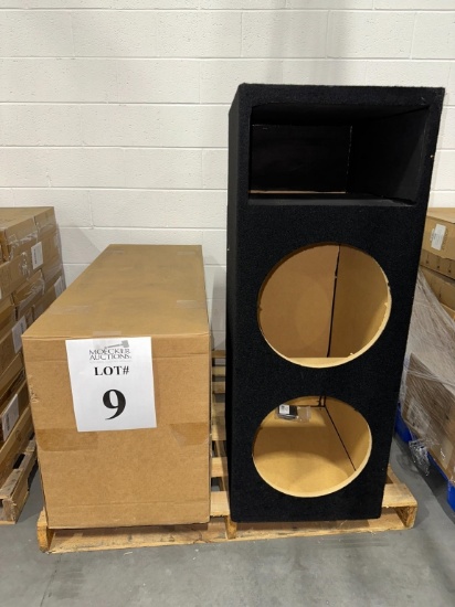 PRE-FABRICATED BOX FOR 15" SUBWOOFERS (NEW) (YOUR BID X QTY = TOTAL $)