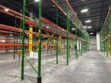 DISASSEMBLED SECTIONS OF PALLET RACKING (HEAVY DUTY)(YOUR BID X QTY = TOTAL $)