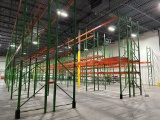 DISASSEMBLED SECTIONS OF PALLET RACKING (HEAVY DUTY)(YOUR BID X QTY = TOTAL $)