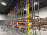 DISASSEMBLED SECTIONS OF PALLET RACKING (HEAVY DUTY)(YOUR BID X QTY = TOTAL $)