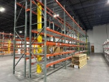 DISASSEMBLED SECTIONS OF PALLET RACKING (HEAVY DUTY)(YOUR BID X QTY = TOTAL $)
