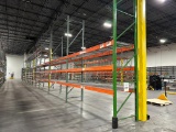 DISASSEMBLED SECTIONS OF PALLET RACKING (HEAVY DUTY)(YOUR BID X QTY = TOTAL $)