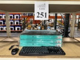 LOGITECH KEYBOARD AND MOUSE COMBO (NEW) (YOUR BID X QTY = TOTAL $)
