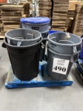 LOT CONSISTING OF ASSORTED TRASH BINS (USED)