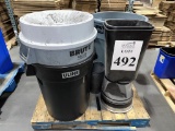 LOT CONSISTING OF ASSORTED TRASH BINS (USED)
