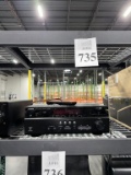LOT CONSISTING OF AUDIO RECEIVER AND MONITOR