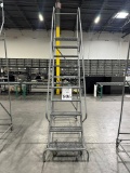 ULINE 10 STEP ROLLING LADDER 10FT
