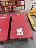 ULINE METAL ROLLING CART