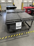 PLASTIC WAREHOUSE ROLLING CARTS  (HEAVY DUTY)(YOUR BID X QTY = TOTAL $)