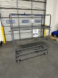 ULINE STORAGE ROLLING CART RACK
