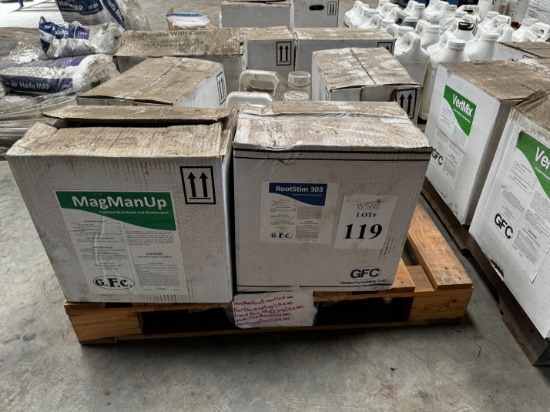 ASSORTED JUGS OF FERTILIZER / INSECTICIDE (YOUR BID X QTY = TOTAL $)