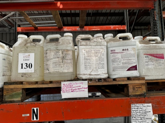 ASSORTED JUGS OF FERTILIZER / INSECTICIDE (YOUR BID X QTY = TOTAL $)