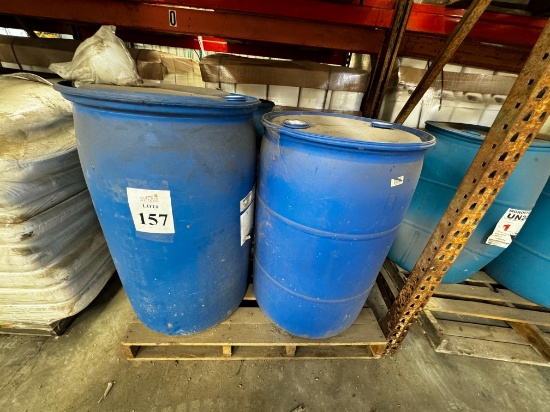 ASSORTED 55 GAL. DRUMS OF RAW MATERIAL (YOUR BID X QTY = TOTAL $)