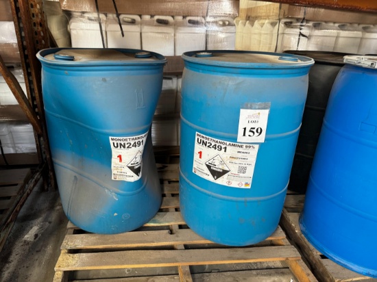 MONOETHANOLAMINE 99% 55 GALLON DRUMS (YOUR BID X QTY = TOTAL $)