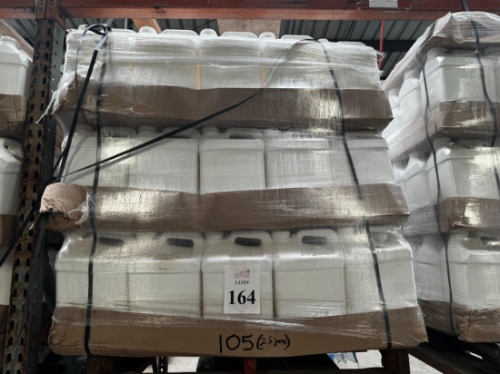 CKS PACKAGING EMPTY 2.5 GALLON, 63 MM JUGS (NEW) (YOUR BID X QTY = TOTAL $)