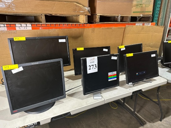 LOT OF 6 MONITOR 19 & 20