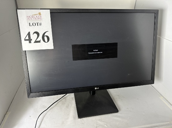 LG 24" MONITOR (TESTED, POWERS ON)
