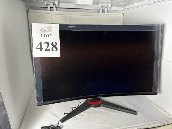 ONN 27" CURVED MONITOR (TESTED, POWERS ON)