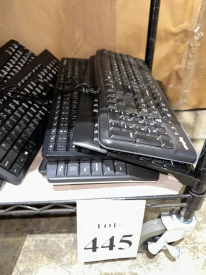 LOT CONSISTING OF (6) WIRED KEYBOARDS