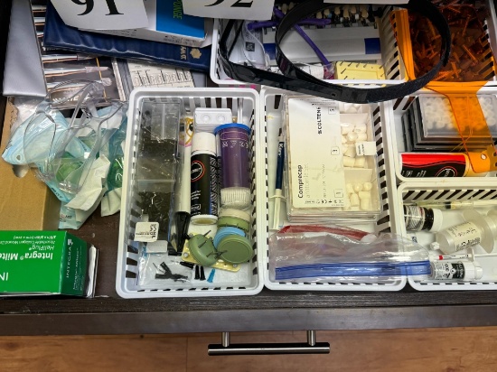 LOT CONSISTING OF DENTAL SUPPLIES IN CABINET