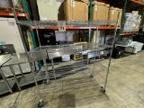 METRO RACK  (4) TIERS ON CASTERS