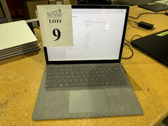 MICROSOFT SURFACE 3 LAPTOP MODEL 1867
