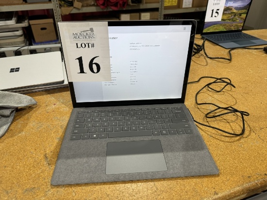 MICROSOFT SURFACE 4 LAPTOP MODEL 1950