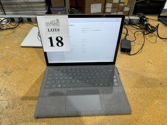 MICROSOFT SURFACE 4 LAPTOP MODEL 1950